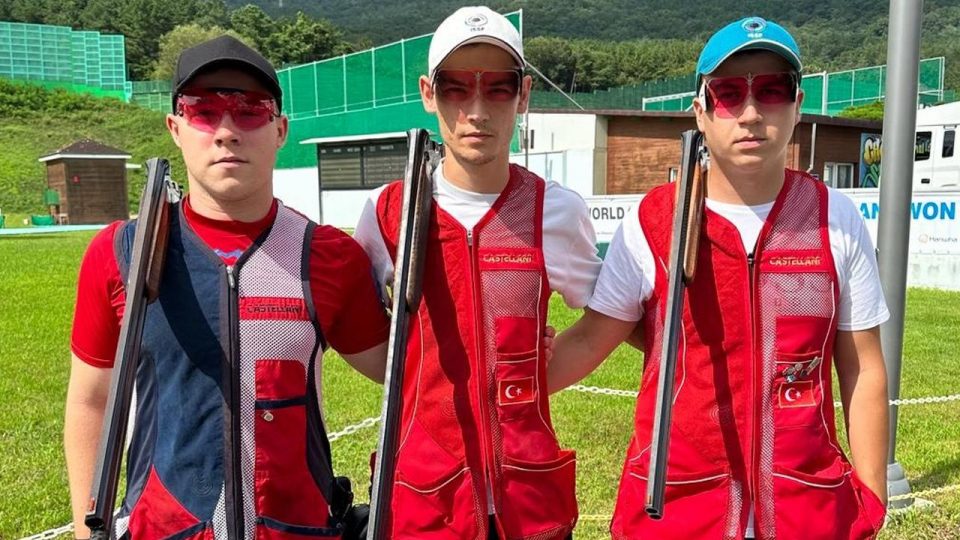 Trap Genç Erkekler Milli Takımı bronz madalya kazandı